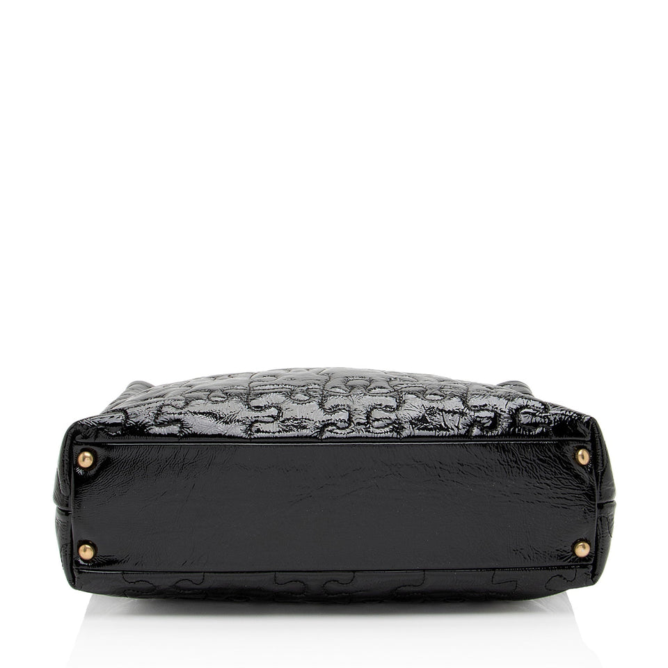 Chanel Patent Leather Puzzle Tote