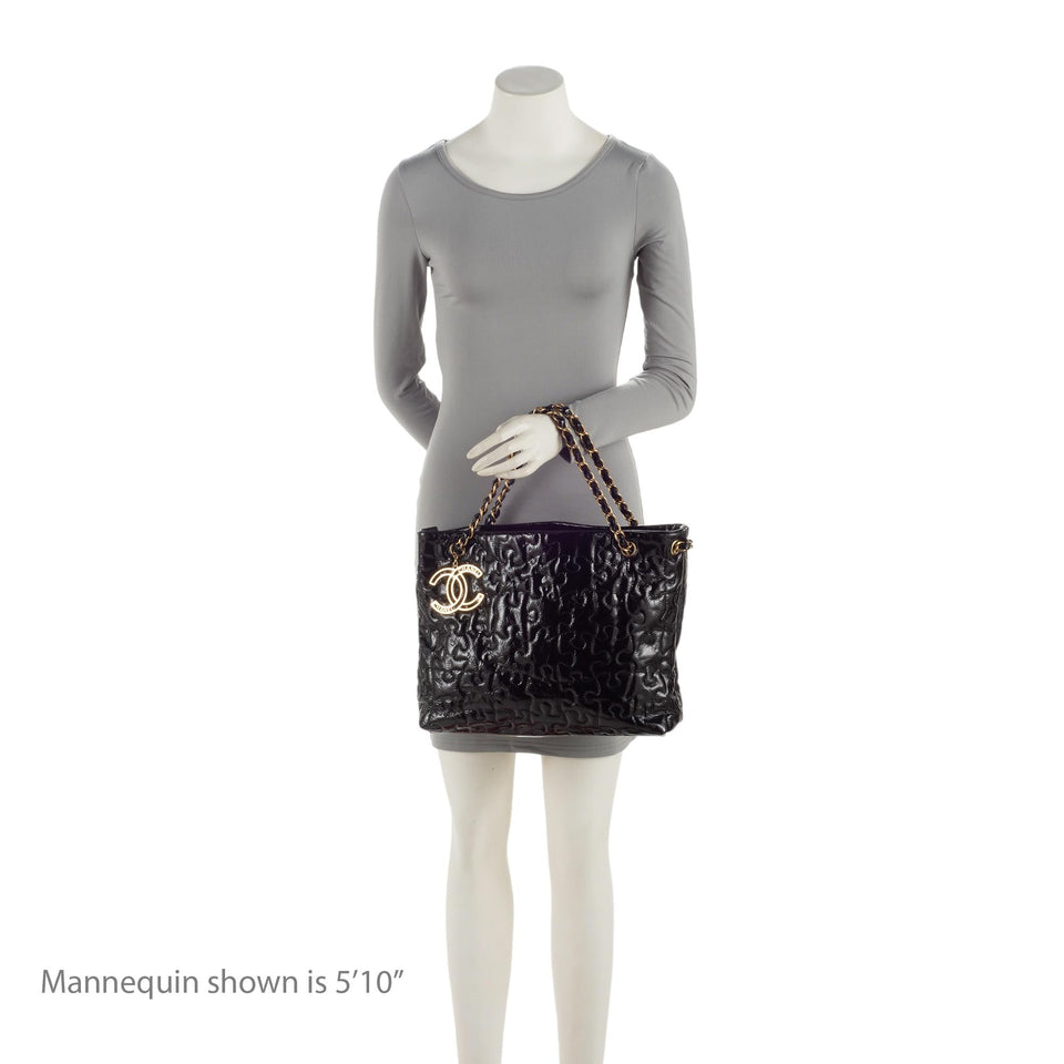 Chanel Patent Leather Puzzle Tote