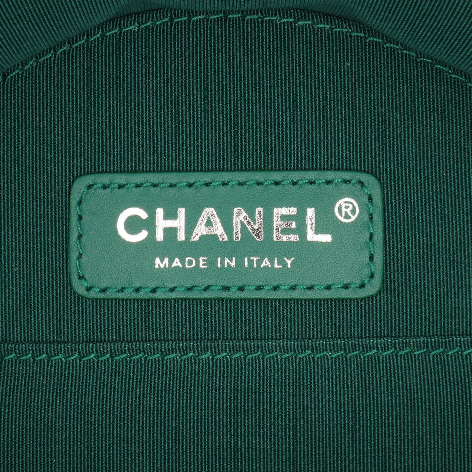 Chanel Patent Round As Earth Satchel