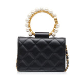 Chanel Pearl Crown Clutch On Chain (SHG-AvIaAb)