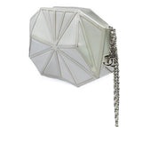 Chanel Pearlescent Lambskin Midnight Swim Wristlet Clutch