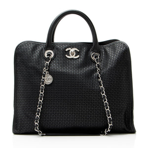 Chanel Perforated Calfskin Up In The Air Large Tote