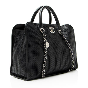 Chanel Perforated Calfskin Up In The Air Large Tote