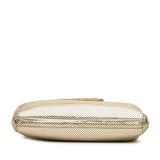 Chanel Perforated Crackled Metallic Calfskin Drill Tote