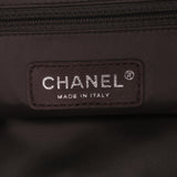 Chanel Perforated Crackled Metallic Calfskin Drill Tote