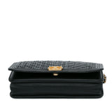 Chanel Pleated Crumpled Chevron Le Boy Wallet On Chain