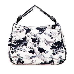Chanel Printed Canvas Coco Airline Handbag