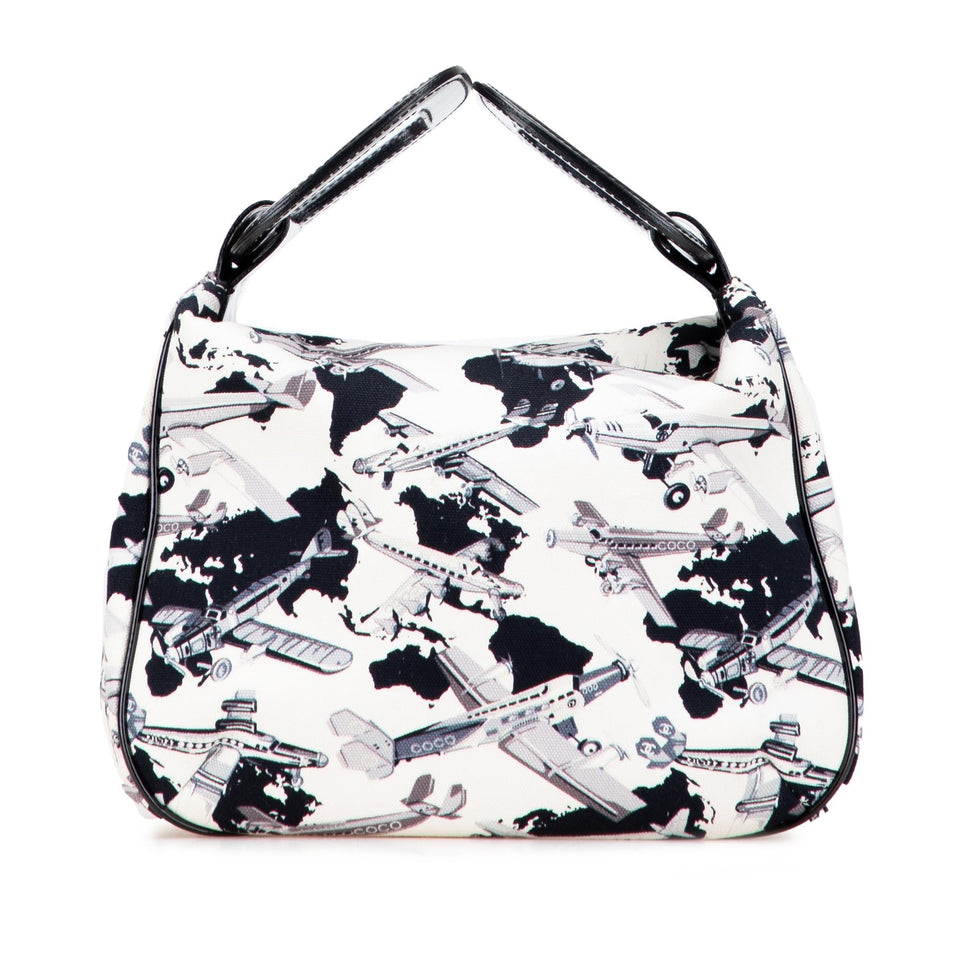 Chanel Printed Canvas Coco Airline Handbag
