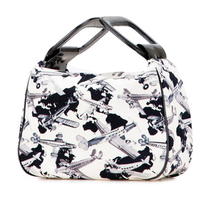 Chanel Printed Canvas Coco Airline Handbag