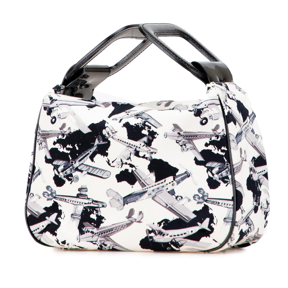 Chanel Printed Canvas Coco Airline Handbag
