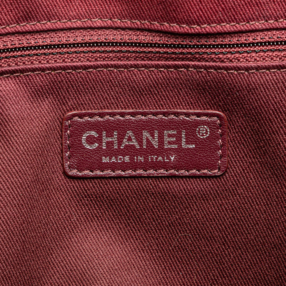Chanel Quilted Aged Calfskin East West Tote