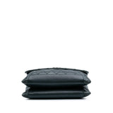 Chanel Quilted Aged Calfskin Logo Accordion Flap
