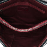 Chanel Quilted Aged Calfskin Logo Accordion Flap