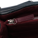 Chanel Quilted Aged Calfskin Logo Accordion Flap