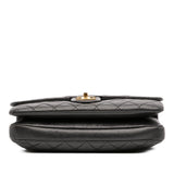 Chanel Quilted Calfskin CC Crown Flap