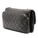 Chanel Quilted Calfskin CC Crown Flap