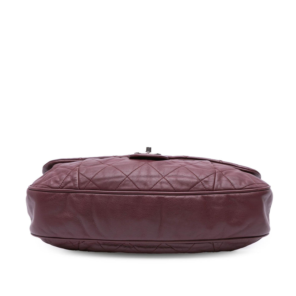 Chanel Quilted Calfskin Coco Pleats Flap