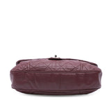 Chanel Quilted Calfskin Coco Pleats Flap