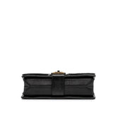 Chanel Quilted Calfskin Double Chain Top Handle Flap