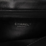 Chanel Quilted Calfskin Double Chain Top Handle Flap