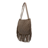 Chanel Quilted Calfskin Into The Fringe Hobo