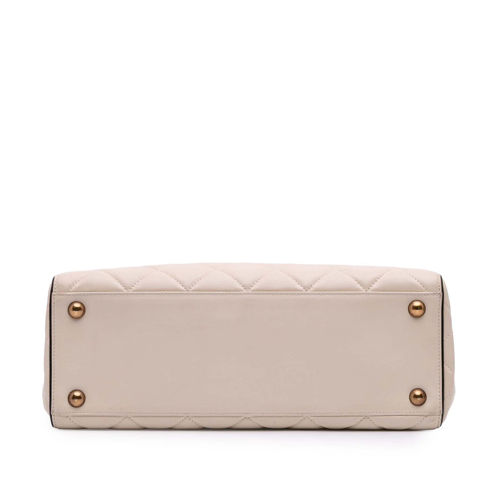 Chanel Quilted Calfskin Portobello Satchel