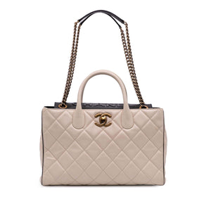 Chanel Quilted Calfskin Portobello Satchel