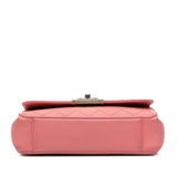 Chanel Quilted Calfskin Straight Lined Flap