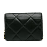 Chanel Quilted Calfskin Strass Clutch With Chain Flap