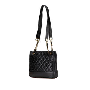 Chanel Quilted Caviar Chain Tote