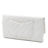 Chanel Quilted Caviar East West Flap Clutch