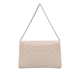 Chanel Quilted Caviar Flap Clutch with Chain (SHG-7v4fjq)