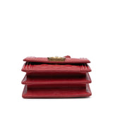 Chanel Quilted Caviar North South Boy Flap