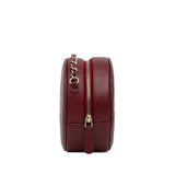 Chanel Quilted Caviar Round Clutch With Chain (SHG-oNHYrK)