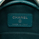 Chanel Quilted Caviar Round Clutch With Chain (SHG-mbgcsF)
