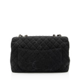 Chanel Quilted Denim CC Jumbo Single Flap Bag