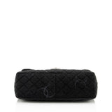 Chanel Quilted Denim CC Jumbo Single Flap Bag