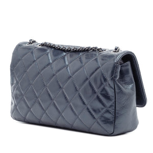 Chanel Quilted Glazed Calfskin Coco Pleats Flap
