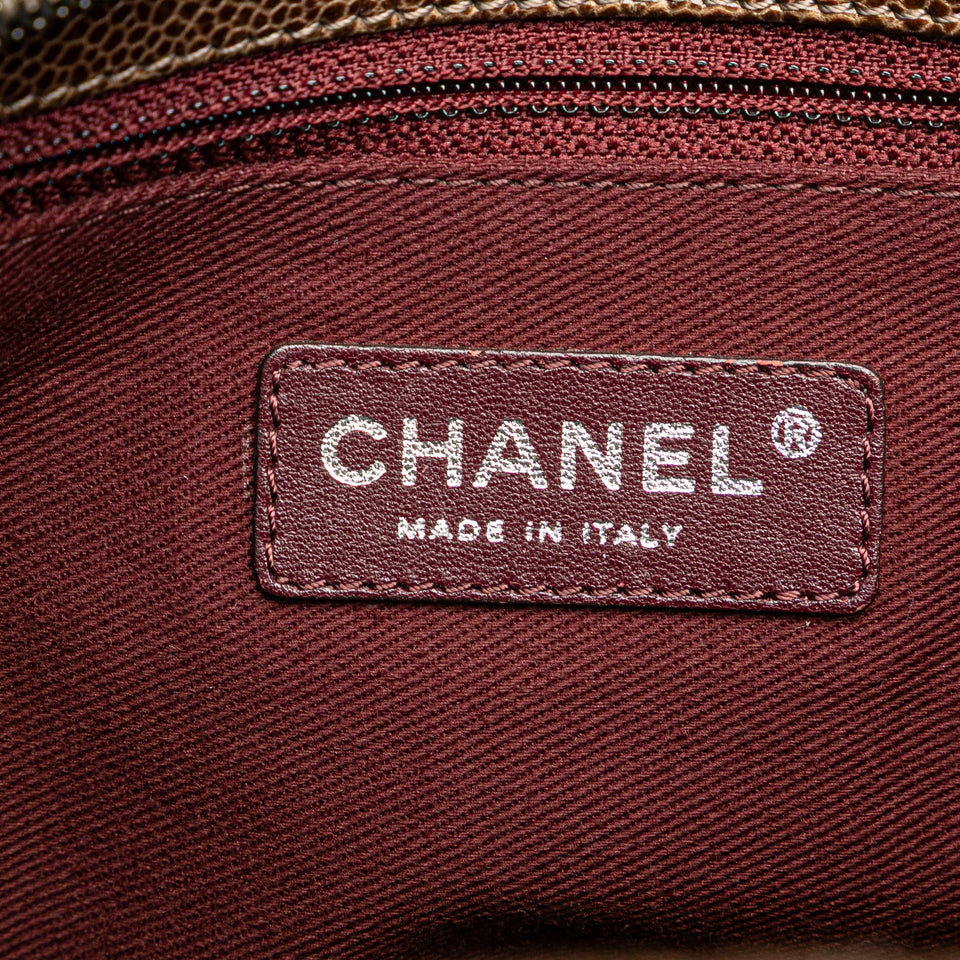 Chanel Quilted Glazed Caviar CC Crave Tote