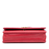 Chanel Quilted Goatskin 19 Wallet on Chain