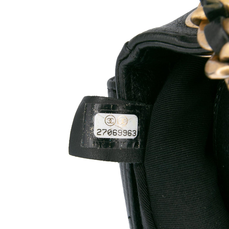 Chanel Quilted Grained Calfskin Casual Trip Messenger