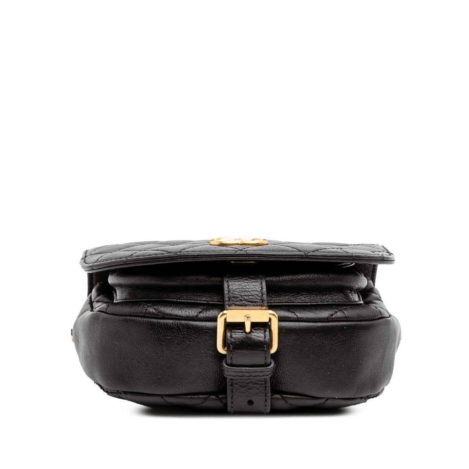 Chanel Quilted Grained Calfskin Casual Trip Messenger