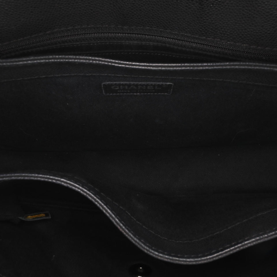 Chanel Quilted Iridescent Caviar Lady Pearly Flap