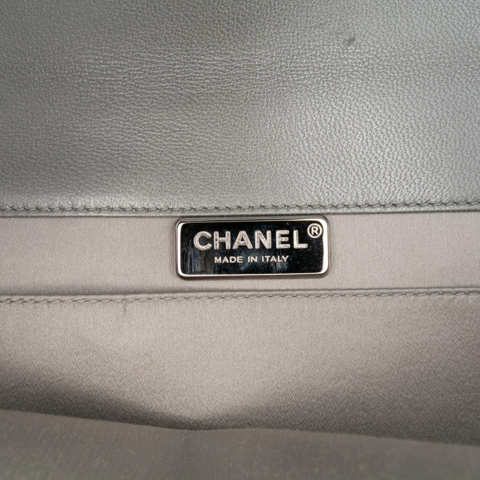 Chanel Quilted Lambskin Boy Flap Clutch