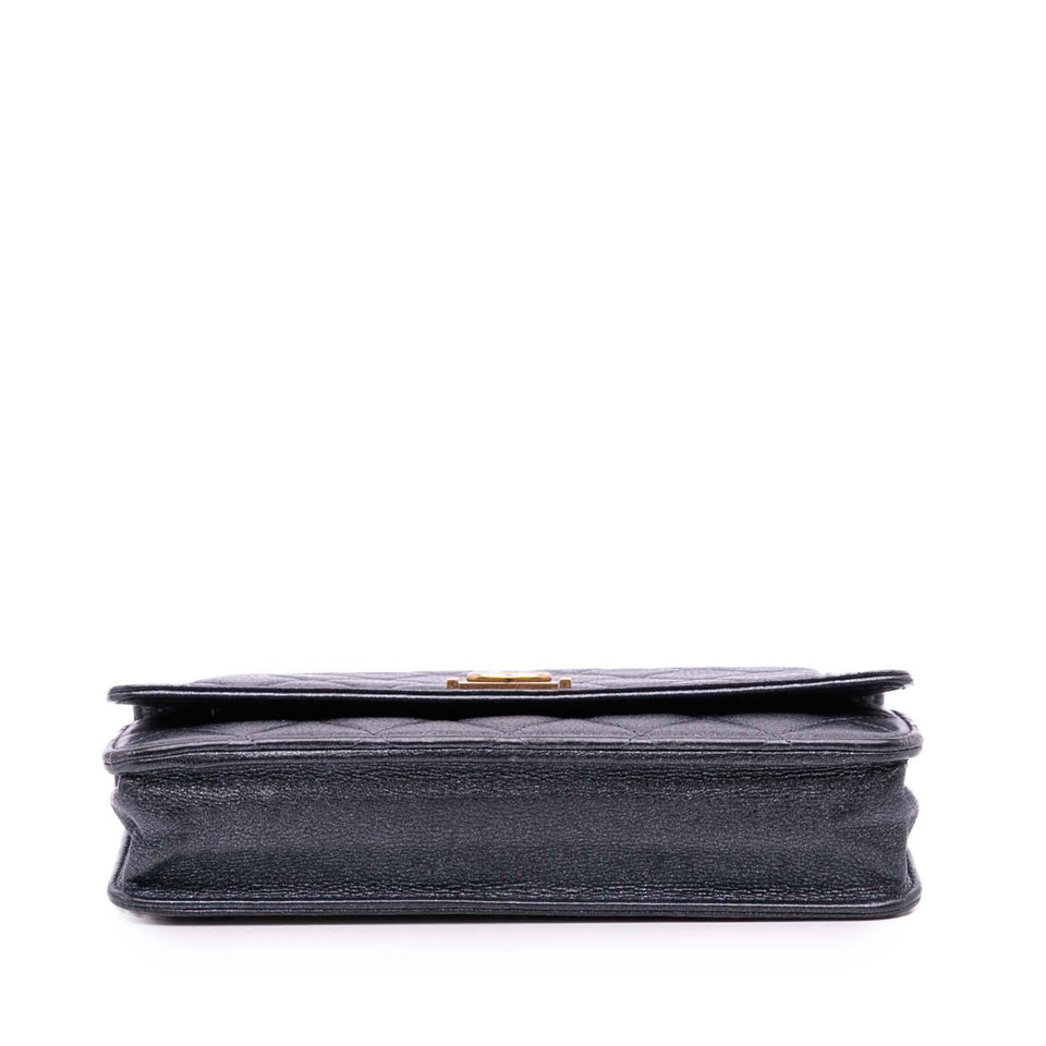 Chanel Quilted Lambskin Boy Wallet On Chain