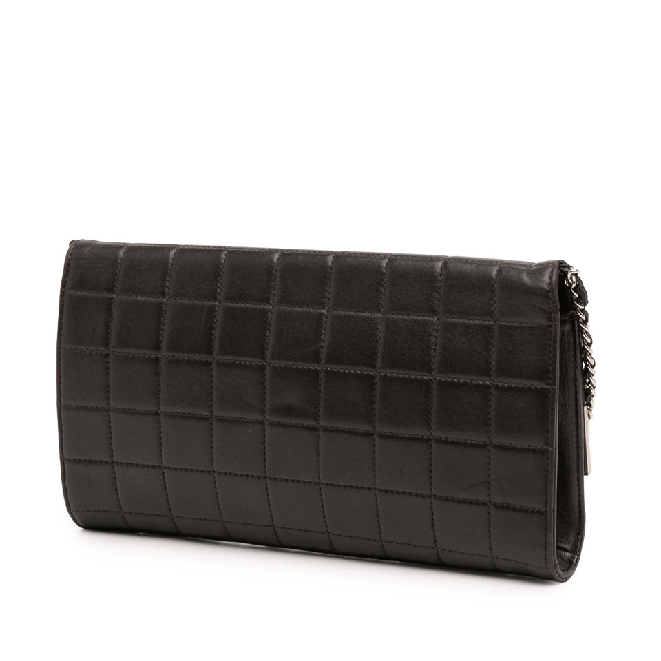 Chanel Quilted Lambskin Chocolate Bar Shoulder Bag