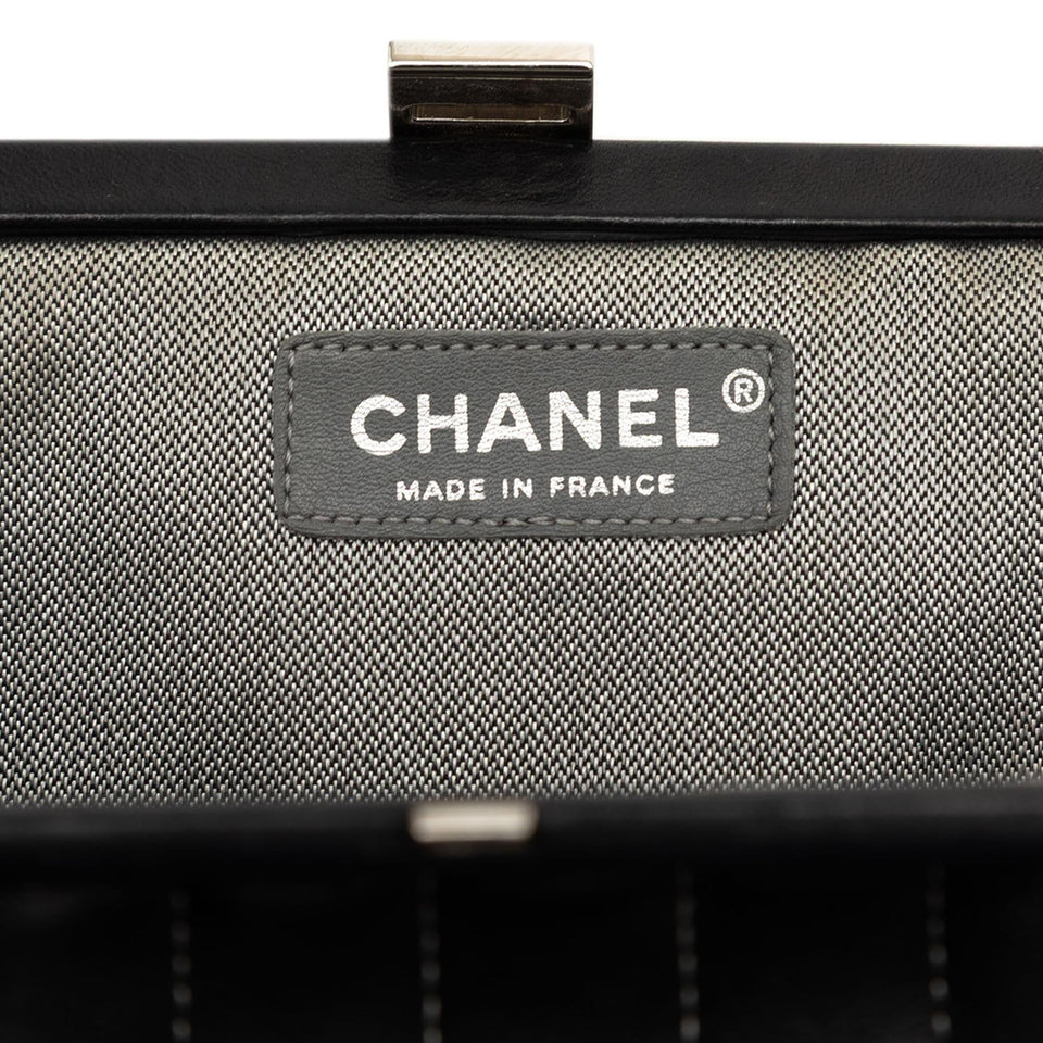 Chanel Quilted Lambskin Mademoiselle Ligne Clutch