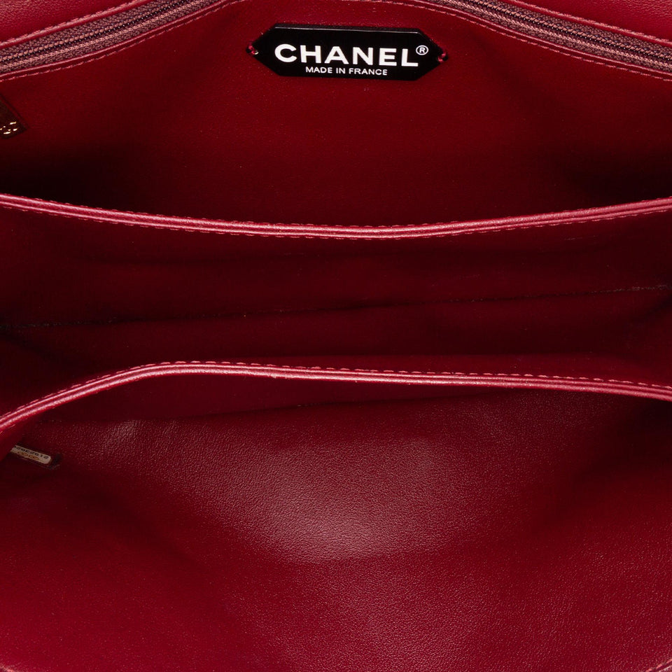 Chanel Quilted Lambskin Pagoda Accordion Flap
