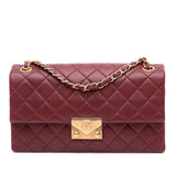 Chanel Quilted Lambskin Pagoda Accordion Flap