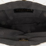 Chanel Quilted Lambskin Pearl Crown Handle Clutch Bag